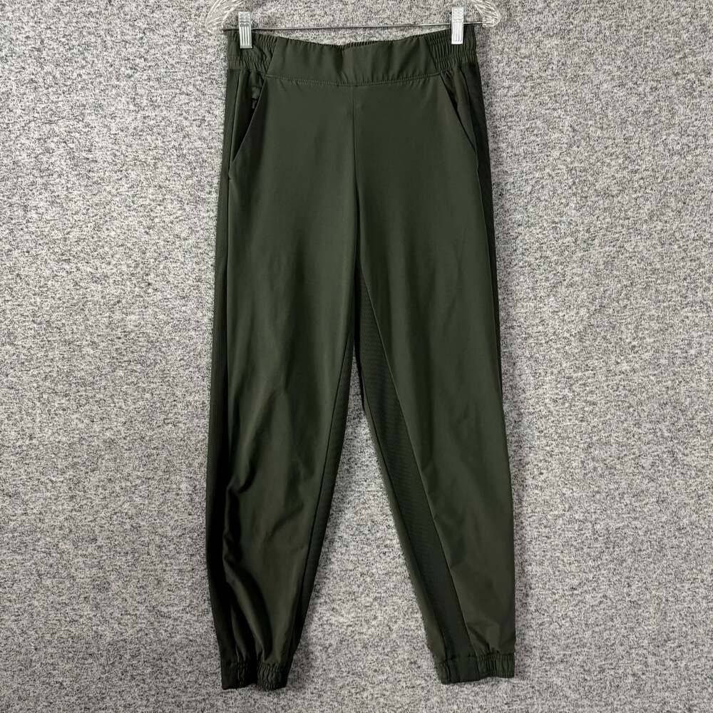 Athleta Women's Size 4 Dark Green Polyester Brooklyn Jogger Pants